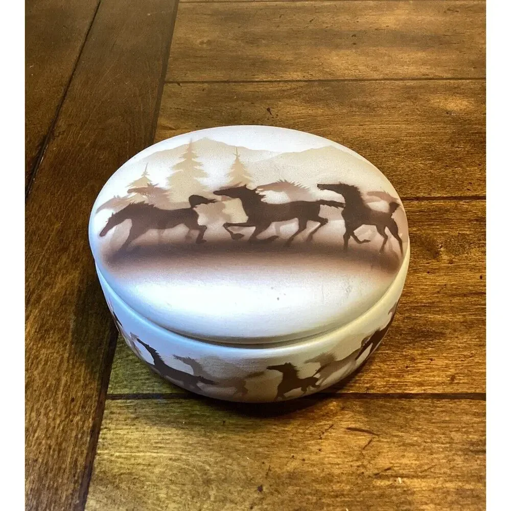 Handmade Navajo Cedar Mesa Pottery Trinket Power Dish Signed By Artist